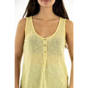 Women's sleeveless T-shirt Only onlriz glitters image-3