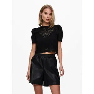 Crop top T-shirt för kvinnor Only onlnew alba image-1