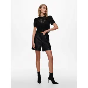 Crop top T-shirt för kvinnor Only onlnew alba image-2