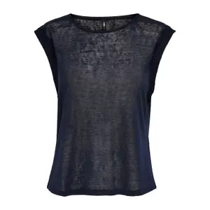 Women's sleeveless T-shirt Only onlceline lace mixs image-0