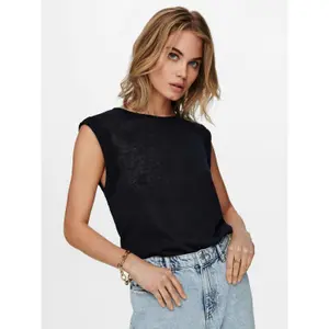 Women's sleeveless T-shirt Only onlceline lace mixs image-3