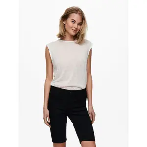 Women's sleeveless T-shirt Only onlceline lace mixs image-1