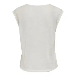 Women's sleeveless T-shirt Only onlceline lace mixs image-3