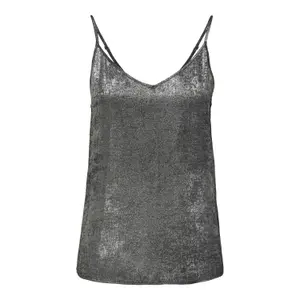 Women's sleeveless T-shirt Only onlmadi glitters image-0