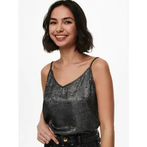 Women's sleeveless T-shirt Only onlmadi glitters image-3