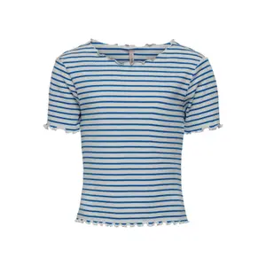 Girl's short sleeve top Only kongila rib image-0