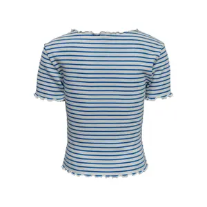 Girl's short sleeve top Only kongila rib image-1