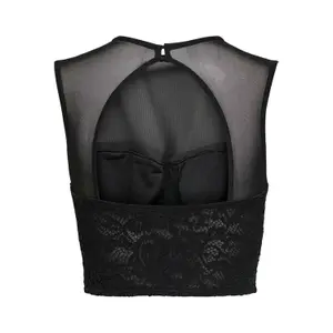 Women's sleeveless T-shirt Only onlkim laces image-4