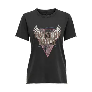 Frauen-T-Shirt Only manches courtes Lucy life favourite boxs image-0