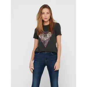 Frauen-T-Shirt Only manches courtes Lucy life favourite boxs image-1