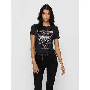 Frauen-T-Shirt Only manches courtes Lucy life favourite boxs image-1