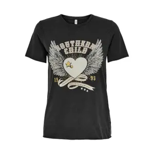 T-shirt för kvinnor Only onllucy life image-0
