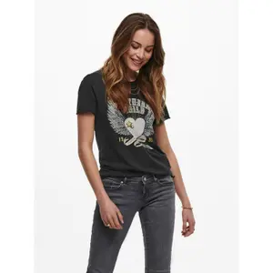 T-shirt för kvinnor Only onllucy life image-1