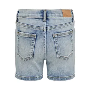 Girls' denim shorts Only kids Blush image-1
