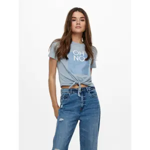 T-shirt för kvinnor Only onlsilly life knot image-1