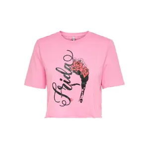 T-shirt för kvinnor Only onlfrida kahlo life image-0