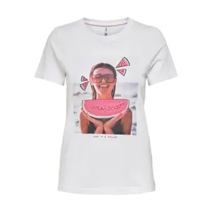 T-shirt för kvinnor Only onllana life image-0