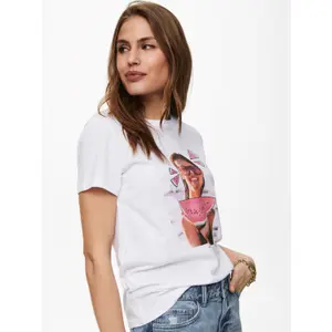 T-shirt för kvinnor Only onllana life image-5