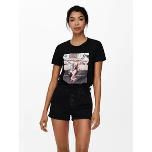 T-shirt för kvinnor Only onllana life image-1