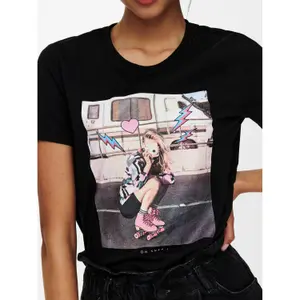 T-shirt för kvinnor Only onllana life image-6