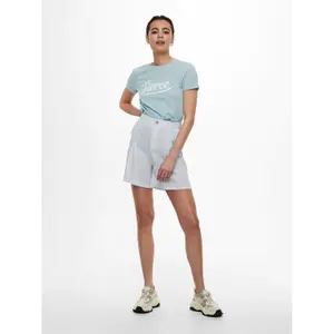 T-shirt för kvinnor Only onlmolly life text image-2