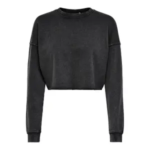 Sweatshirt med rund halsringning för kvinnor Only onlzia life image-0