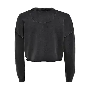 Sweatshirt med rund halsringning för kvinnor Only onlzia life image-5