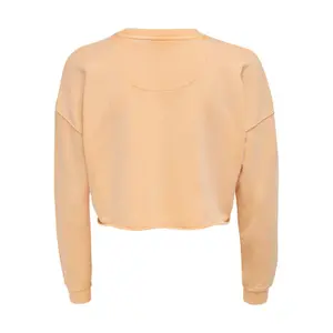 Sweatshirt med rund halsringning för kvinnor Only onlzia life image-4