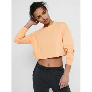 Sweatshirt med rund halsringning för kvinnor Only onlzia life image-3
