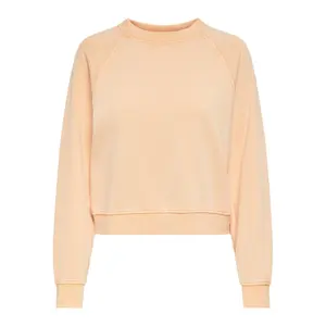 Sweatshirt med rund halsringning för kvinnor Only onlzia life image-0