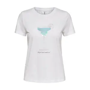 T-shirt för kvinnor Only onlkita life reg seq image-0