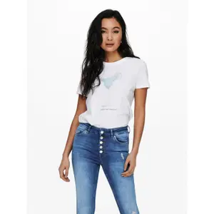 T-shirt för kvinnor Only onlkita life reg seq image-1