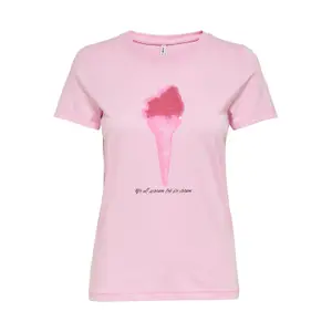 T-shirt för kvinnor Only onlkita life reg seq image-0