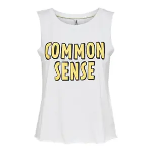 Women's sleeveless T-shirt Only onlada life text image-0