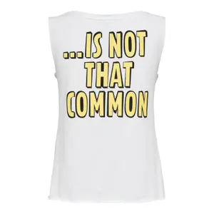 Women's sleeveless T-shirt Only onlada life text image-4
