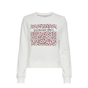 Sweatshirt för kvinnor Only onlmilla life leo image-0
