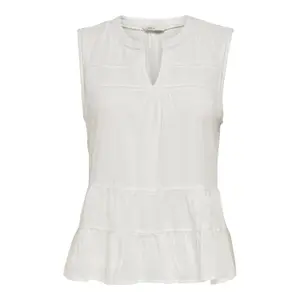 Women's sleeveless T-shirt Only onlmarika wovens image-0