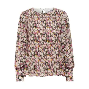 Women's long sleeve T-shirt Only onlnaomi plisse image-0