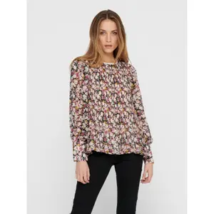 Women's long sleeve T-shirt Only onlnaomi plisse image-1