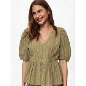 T-shirt för kvinnor Only onlcarla life wrap wovens image-2