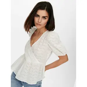 T-shirt för kvinnor Only onlcarla life wrap wovens image-5