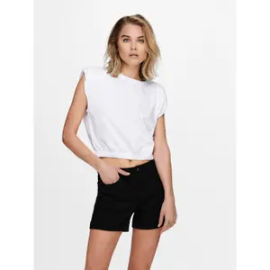 Women's sleeveless T-shirt Only onllisa life houlderpads image-1