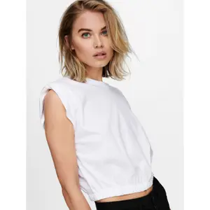 Women's sleeveless T-shirt Only onllisa life houlderpads image-4