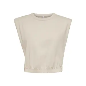 Women's sleeveless T-shirt Only onllisa life houlderpads image-0