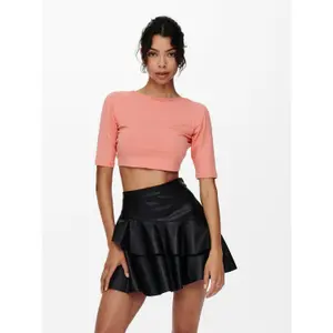 T-shirt för kvinnor Only onltira life 2/4 sleeve openbacks image-1