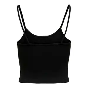 Women's sleeveless T-shirt Only onlnessa life hort buttons image-1