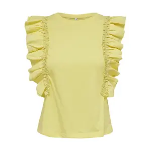 T-shirt för kvinnor Only onlemilia life frill mixs image-0