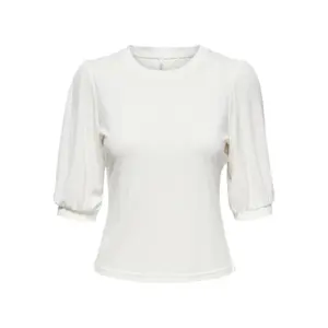 T-shirt för kvinnor Only onljolene puffs image-0