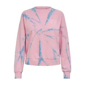 Sweatshirt med rund halsringning för kvinnor Only onltia life image-0