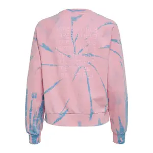 Sweatshirt med rund halsringning för kvinnor Only onltia life image-4